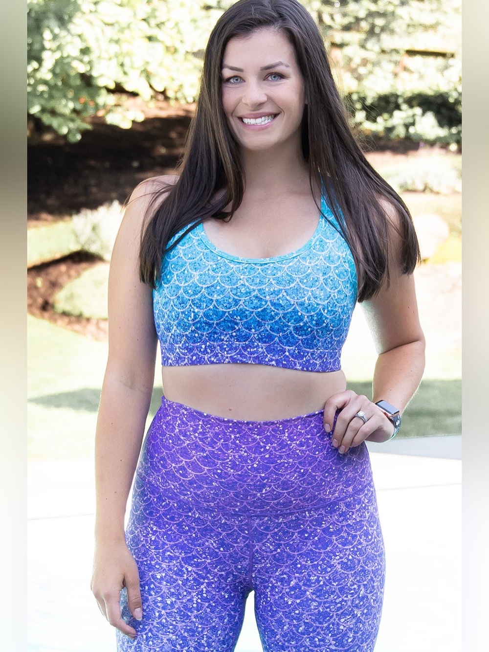 Under the Sea Bra 🧜‍♀️ Exclusive Mermaid Pattern, Size Medium